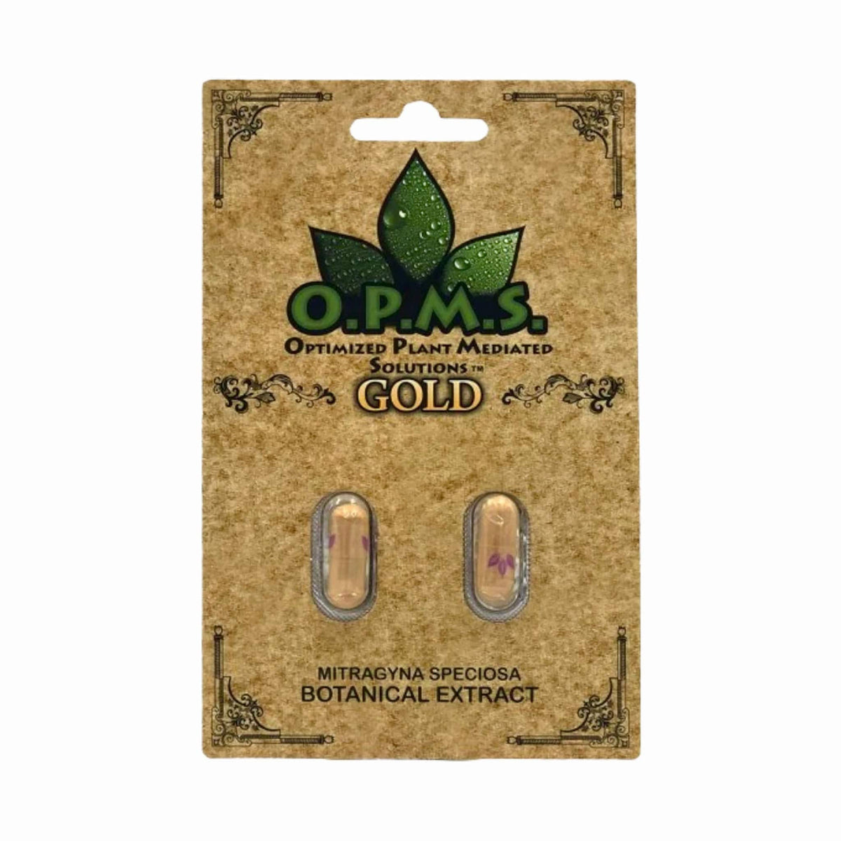 OPMS Black & Gold Kratom Extract Capsules – University Vape