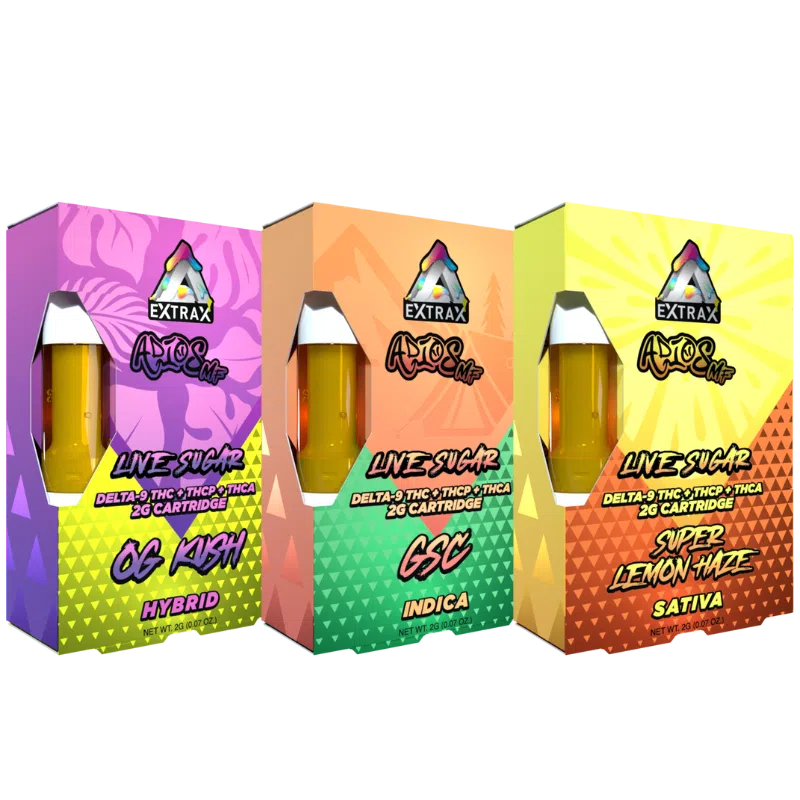 Delta Extrax THCa Live Sugar 2G Cartridge | Adios MF